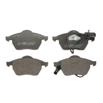 Jeu de 4 plaquettes de frein avant ABE C1W052ABE