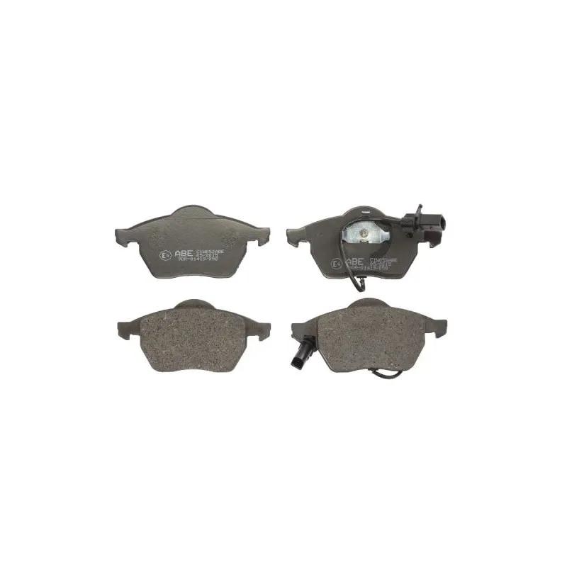 Jeu de 4 plaquettes de frein avant ABE C1W052ABE