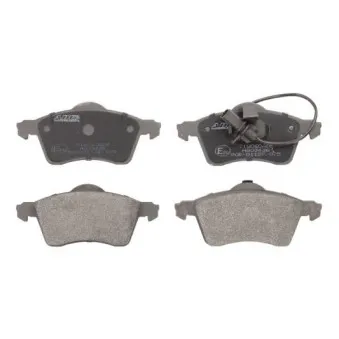 Jeu de 4 plaquettes de frein avant ABE C1W060ABE
