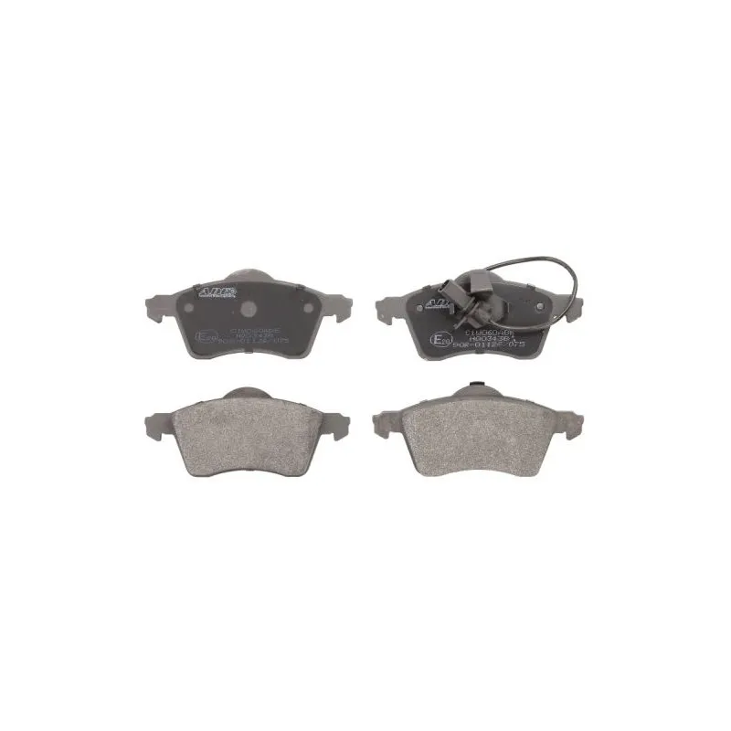 Jeu de 4 plaquettes de frein avant ABE C1W060ABE