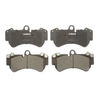 Jeu de 4 plaquettes de frein avant ABE C1W063ABE