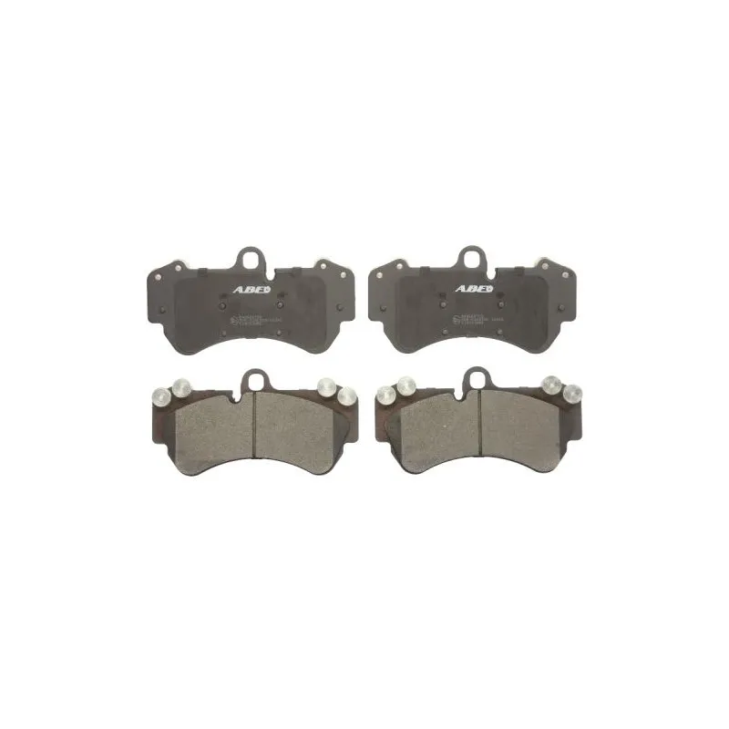 Jeu de 4 plaquettes de frein avant ABE C1W063ABE