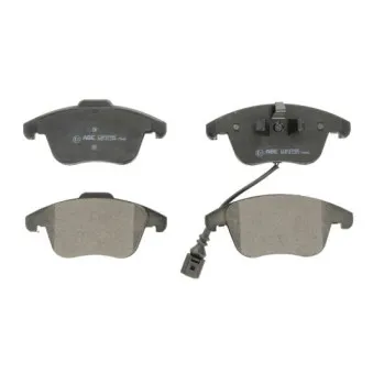 Jeu de 4 plaquettes de frein avant ABE C1W065ABE