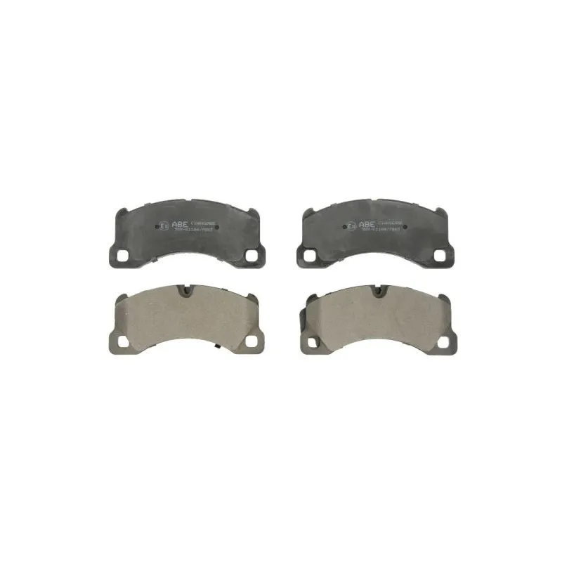 Jeu de 4 plaquettes de frein avant ABE C1W066ABE