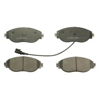 Jeu de 4 plaquettes de frein avant ABE C1W068ABE