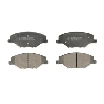 Jeu de 4 plaquettes de frein avant ABE