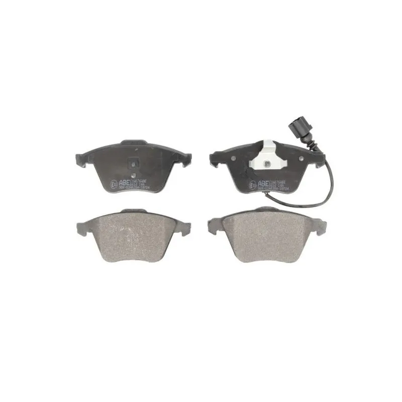 Jeu de 4 plaquettes de frein avant ABE C1W076ABE