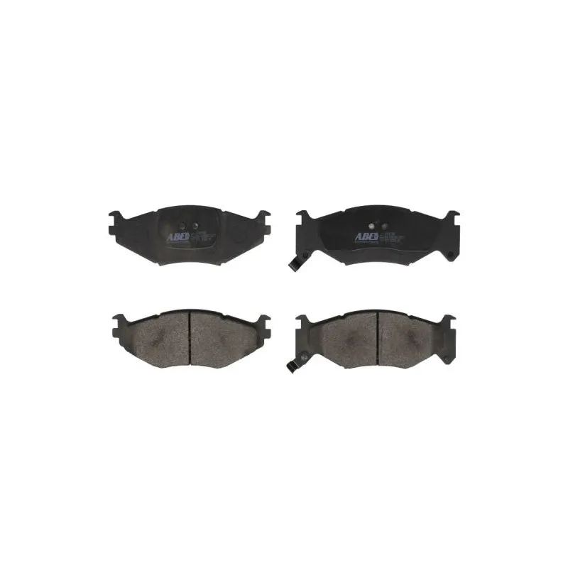 Jeu de 4 plaquettes de frein avant ABE C1Y001ABE
