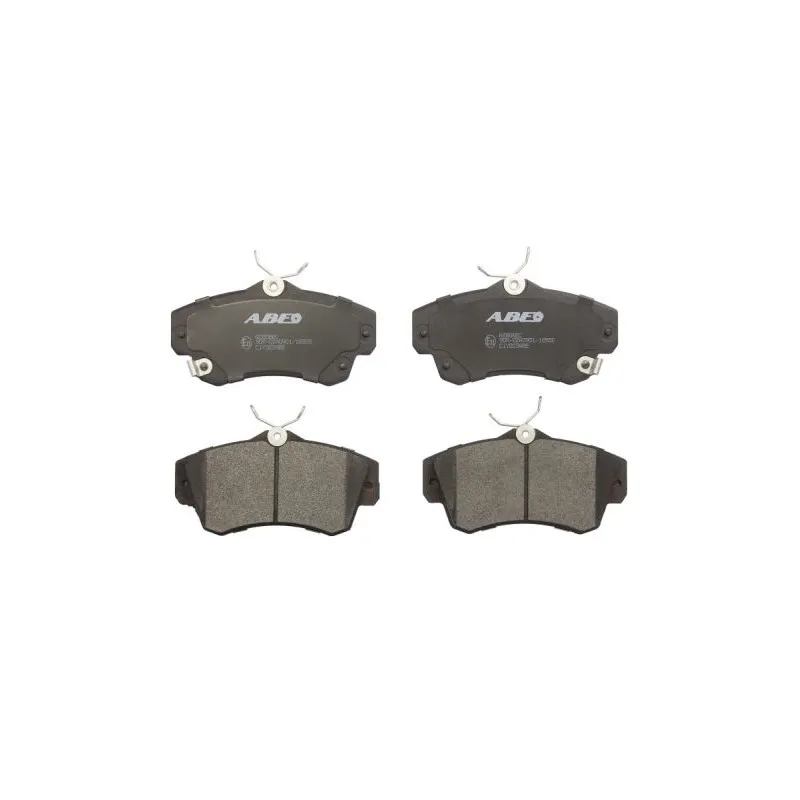 Jeu de 4 plaquettes de frein avant ABE C1Y003ABE