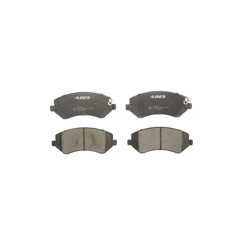 Jeu de 4 plaquettes de frein avant ABE C1Y005ABE