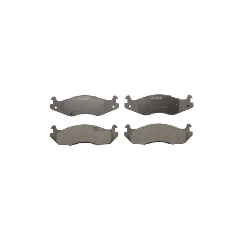 Jeu de 4 plaquettes de frein avant ABE C1Y011ABE