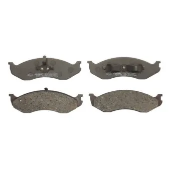 Jeu de 4 plaquettes de frein avant ABE C1Y012ABE