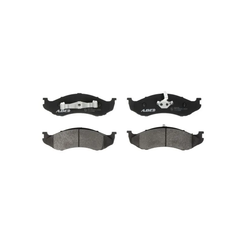 Jeu de 4 plaquettes de frein avant ABE C1Y013ABE