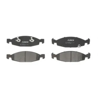 Jeu de 4 plaquettes de frein avant ABE