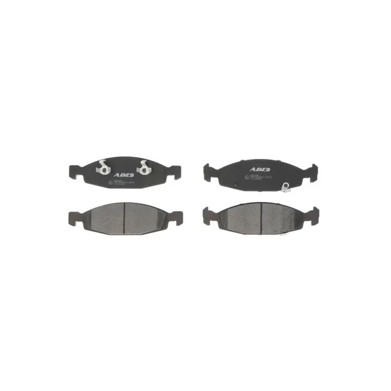 Jeu de 4 plaquettes de frein avant ABE C1Y014ABE