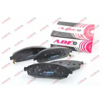 Jeu de 4 plaquettes de frein avant ABE C1Y026ABE