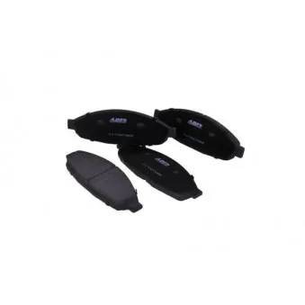 Jeu de 4 plaquettes de frein avant ABE C1Y027ABE
