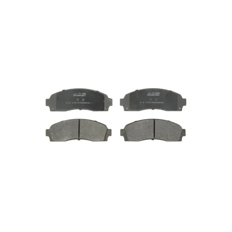 Jeu de 4 plaquettes de frein avant ABE C1Y039ABE