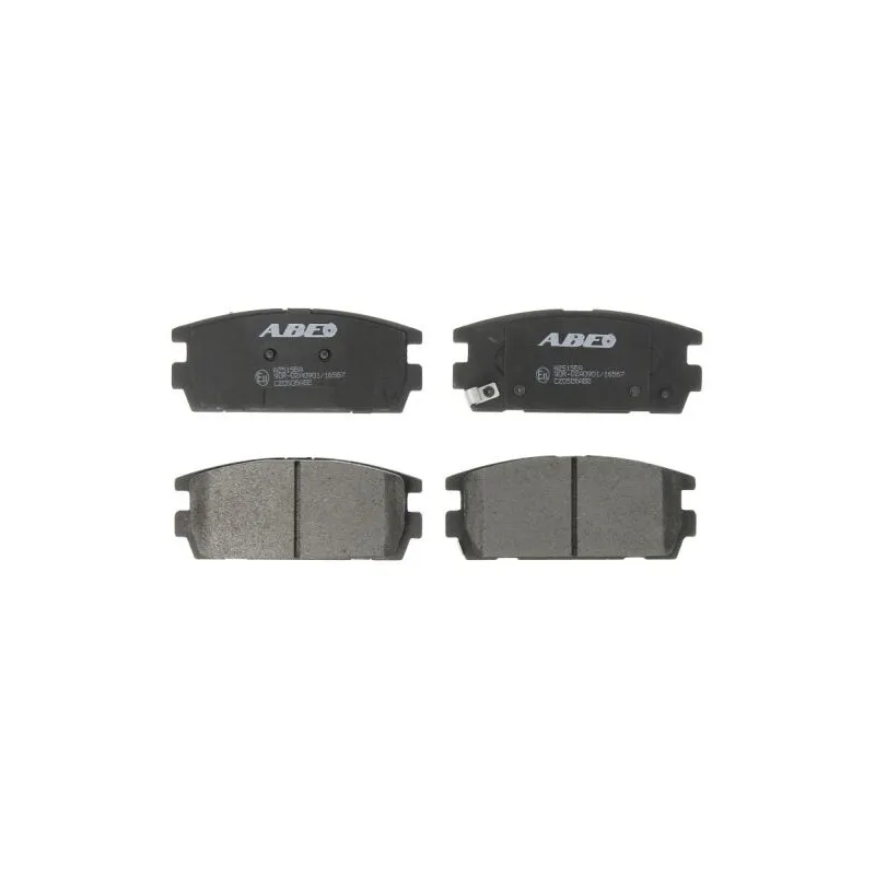 Jeu de 4 plaquettes de frein arrière ABE C20506ABE