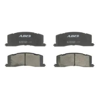 Jeu de 4 plaquettes de frein arrière ABE C22011ABE