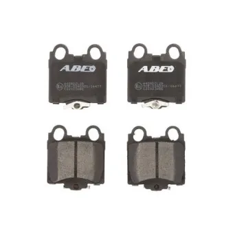Jeu de 4 plaquettes de frein arrière ABE C22023ABE