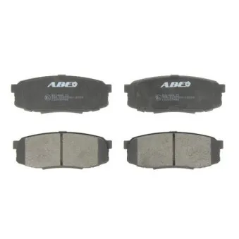 Jeu de 4 plaquettes de frein arrière ABE C22039ABE