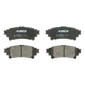 Jeu de 4 plaquettes de frein arrière ABE C22042ABE