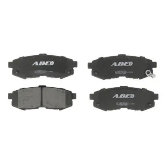 Jeu de 4 plaquettes de frein arrière ABE C23017ABE