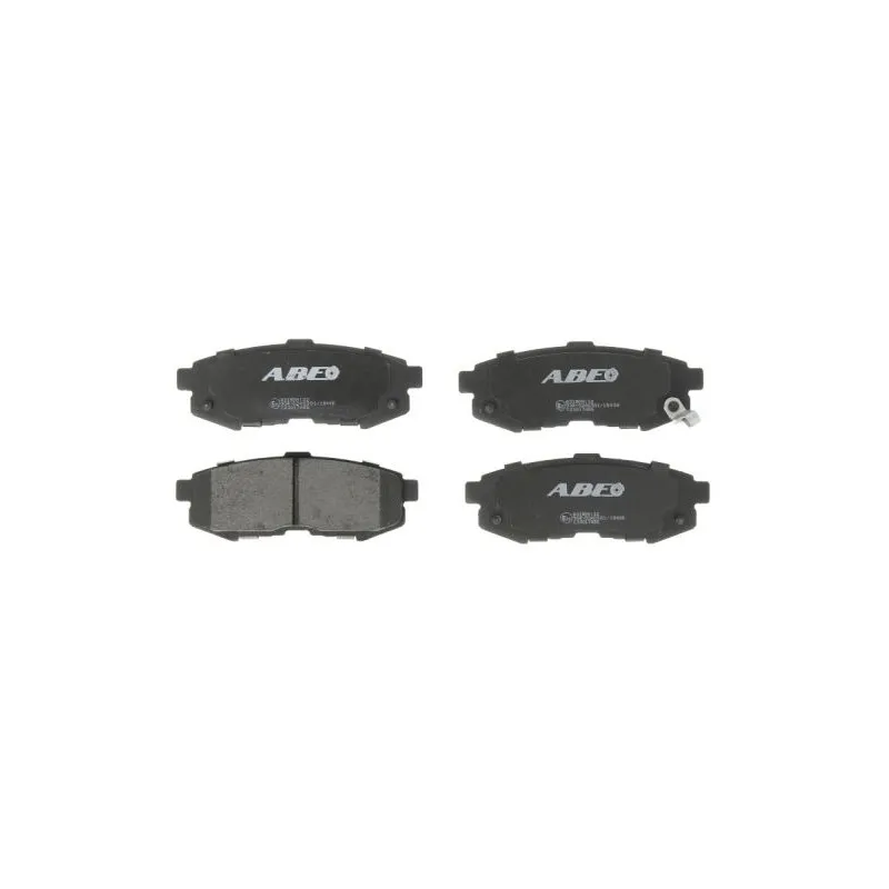 Jeu de 4 plaquettes de frein arrière ABE C23017ABE