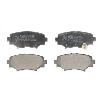 Jeu de 4 plaquettes de frein arrière ABE C23020ABE