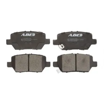 Jeu de 4 plaquettes de frein arrière ABE C24016ABE