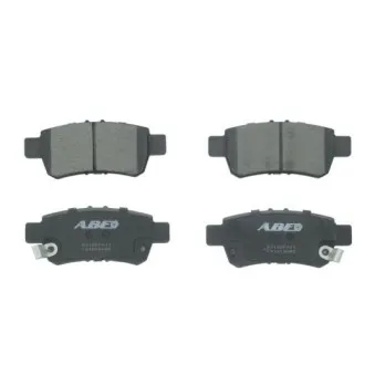 Jeu de 4 plaquettes de frein arrière ABE C24018ABE