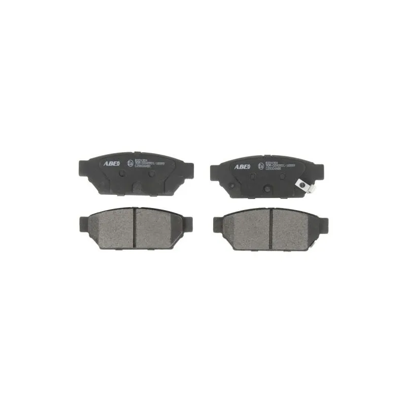 Jeu de 4 plaquettes de frein arrière ABE C25004ABE