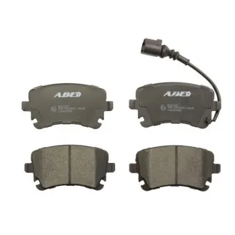 Jeu de 4 plaquettes de frein arrière ABE C2A004ABE