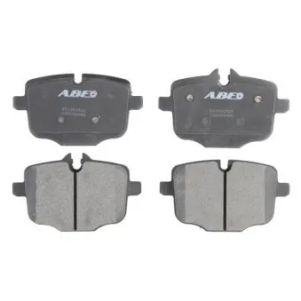Jeu de 4 plaquettes de frein arrière ABE C2B026ABE