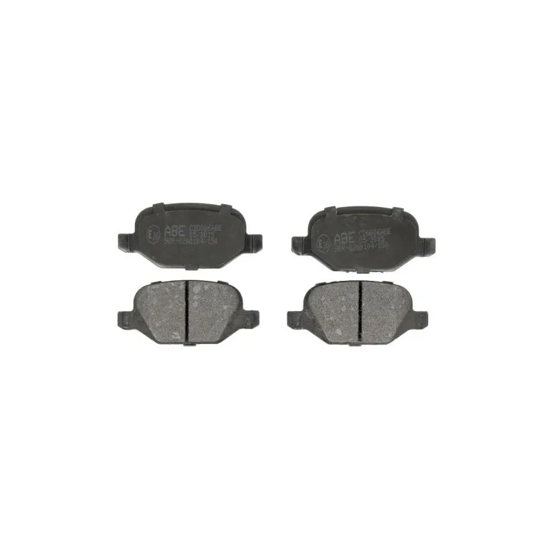 Jeu de 4 plaquettes de frein arrière ABE C2D006ABE