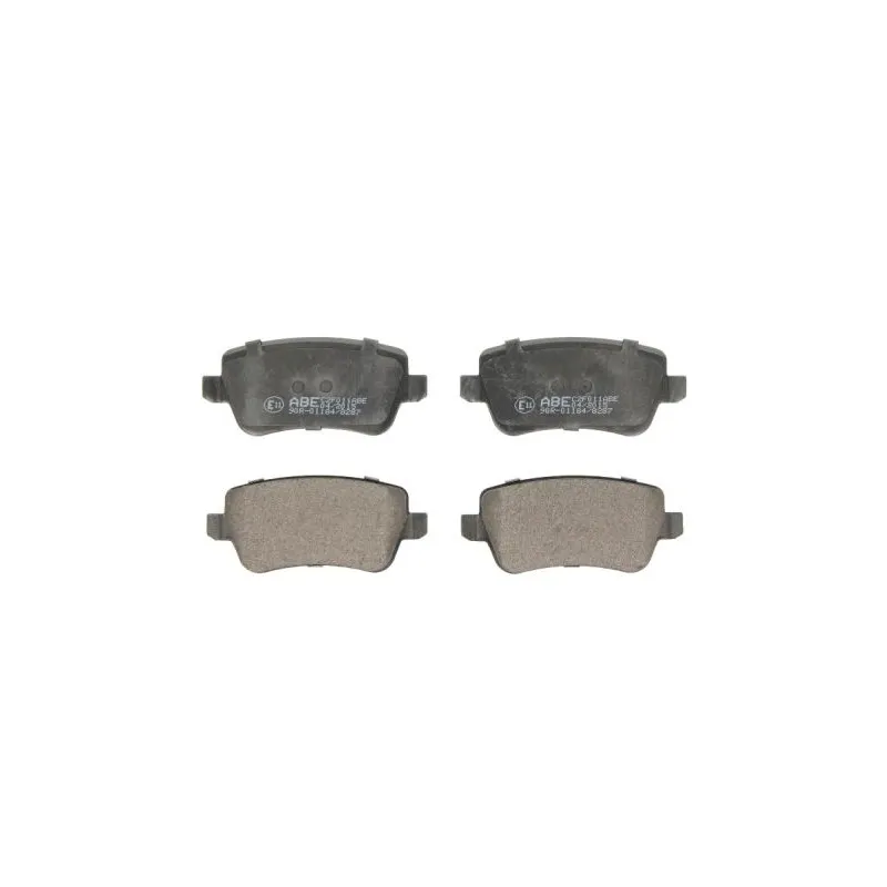 Jeu de 4 plaquettes de frein arrière ABE C2F011ABE