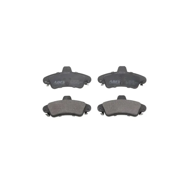 Jeu de 4 plaquettes de frein arrière ABE C2G012ABE
