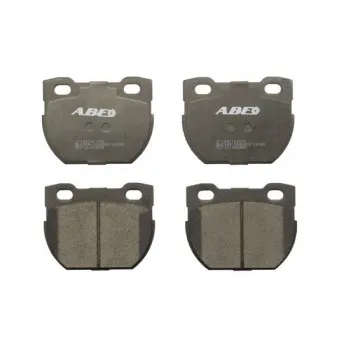 Jeu de 4 plaquettes de frein arrière ABE C2I002ABE