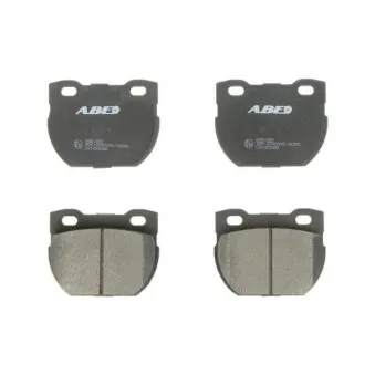 Jeu de 4 plaquettes de frein arrière ABE C2I004ABE