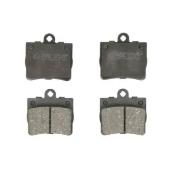 Jeu de 4 plaquettes de frein arrière ABE C2M013ABE