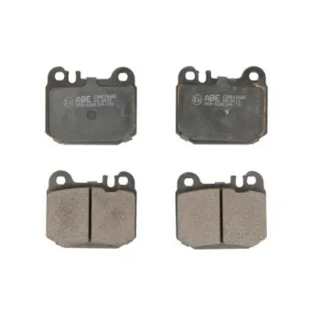 Jeu de 4 plaquettes de frein arrière ABE C2M018ABE