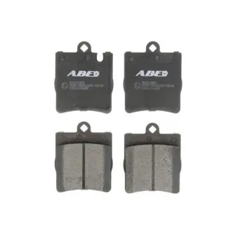 Jeu de 4 plaquettes de frein arrière ABE C2M019ABE