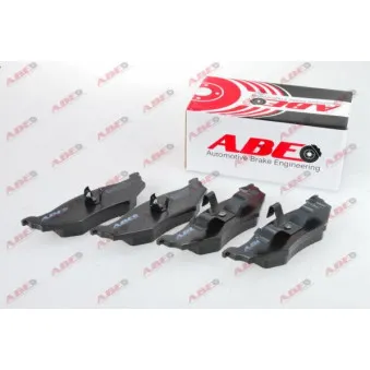 Jeu de 4 plaquettes de frein arrière ABE C2Y000ABE