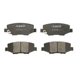 Jeu de 4 plaquettes de frein arrière ABE C2Y013ABE