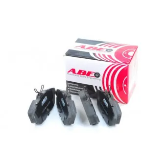 Jeu de 4 plaquettes de frein arrière ABE C2Y014ABE