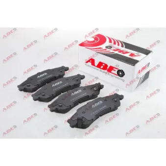 Jeu de 4 plaquettes de frein arrière ABE C2Y015ABE