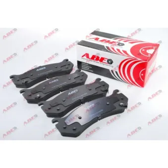 Jeu de 4 plaquettes de frein arrière ABE C2Y016ABE