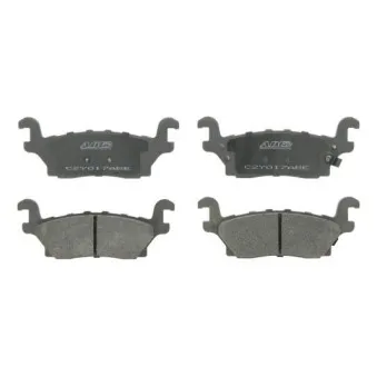 Jeu de 4 plaquettes de frein arrière ABE C2Y017ABE
