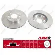 Jeu de 2 disques de frein avant ABE C30012ABE - Visuel 1
